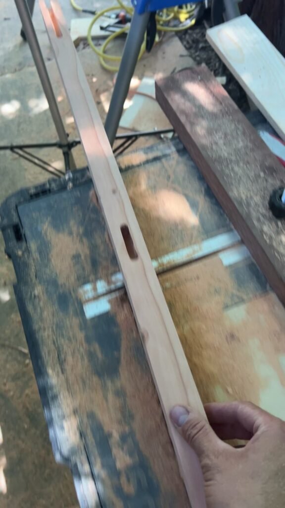 Fitting the joints of a custom wood window frame