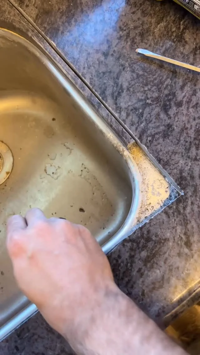 Too tight by a few millimeters?
We micro-trimmed the countertop at the sink radius (score → relieve → clean snap), sealed the raw edge, set & leveled the sink, reconnected disposal and supply lines, leak-tested, and finished with a tight silicone bead. Precision fit. No chips.

📍 Sacramento & Bay Area
📲 Book in minutes: https://home-repairman.com/book-your-handyman

#KitchenSink #SinkReplacement #CountertopTrim #PrecisionFit #HomeRepairMan